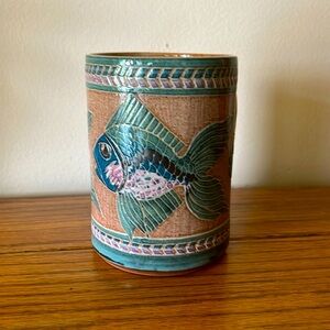 Darling Ceramic/Pottery Fish Mug